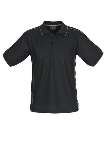 Biz Collection-Biz Collection Mens Resort Polo-Black / Charcoal / Small-Corporate Apparel Online - 7