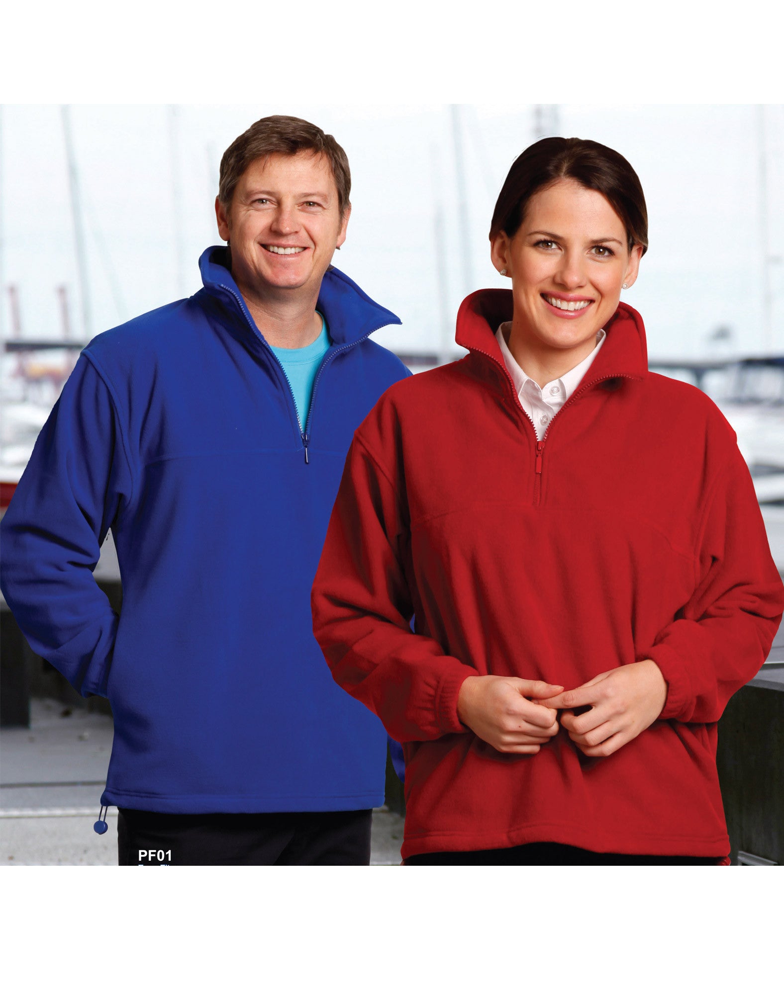 Winning Spirit Unisex' MT Buller Half Zip Polar Fleece Pullover (PF01) –  Uniform Wholesalers