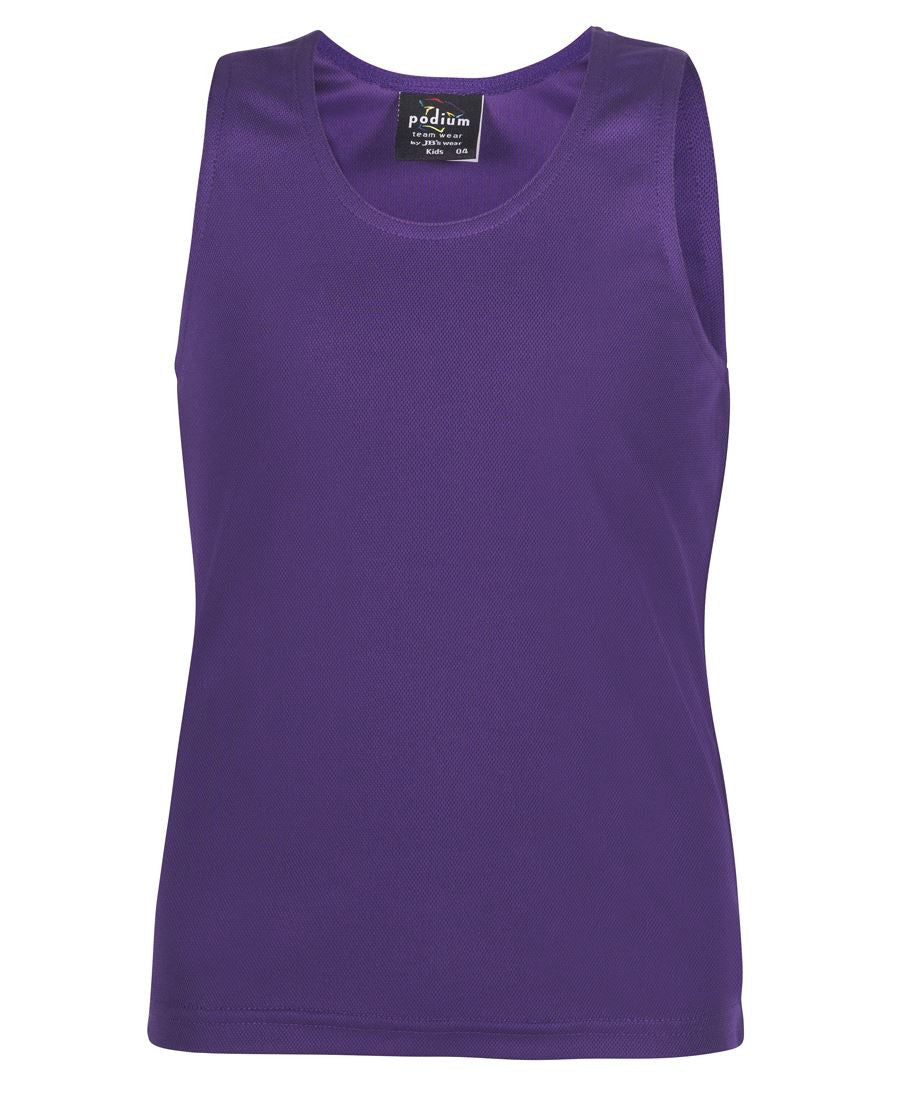 JB's Wear-JB's Kids Poly Singlet-PURPLE / 4-Uniform Wholesalers - 8