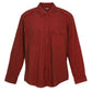 Ramo-Ramo Mens Military Long Sleeve Shirts-Red / S-Uniform Wholesalers - 9