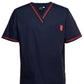 JBs Wear Contrast Unisex Scrubs Top (4SCT)