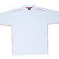 Ramo-Ramo Mens 100% Cotton Pique Knit With Piping-White/Red / S-Uniform Wholesalers - 8