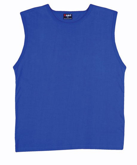 Ramo-Ramo Men's Muscle Tee-Royal Blue / XS-Uniform Wholesalers - 7