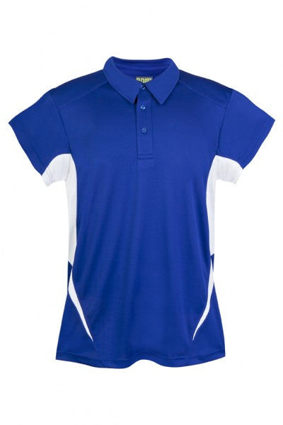 Ramo-Ramo Kids Accelerator Polo-Royal/White / 4-Uniform Wholesalers - 12