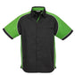 Biz Collection-Biz Collection Mens Nitro Shirt-Black / Green / White / S-Uniform Wholesalers - 3