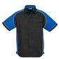 Biz Collection-Biz Collection Mens Nitro Shirt-Black / Royal / White / S-Uniform Wholesalers - 6