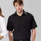 Biz Collection-Biz Collection Mens Base Short Sleeve Shirt--Uniform Wholesalers - 1