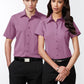 Biz Collection-Biz Collection Ladies Chevron Short Sleeve Shirt--Corporate Apparel Online - 1