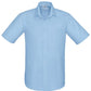 Biz Collection-Biz Collection Preston Mens Short Sleeve Shirt-Blue / S-Uniform Wholesalers - 3