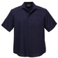 Biz Collection-Biz Collection Mens Plain Oasis Short Sleeve Shirt-Navy / S-Uniform Wholesalers - 9