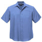 Biz Collection-Biz Collection Mens Plain Oasis Short Sleeve Shirt-Mid Blue / S-Uniform Wholesalers - 8
