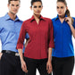 Biz Collection-Biz Collection Mens Plain Oasis Short Sleeve Shirt--Uniform Wholesalers - 1
