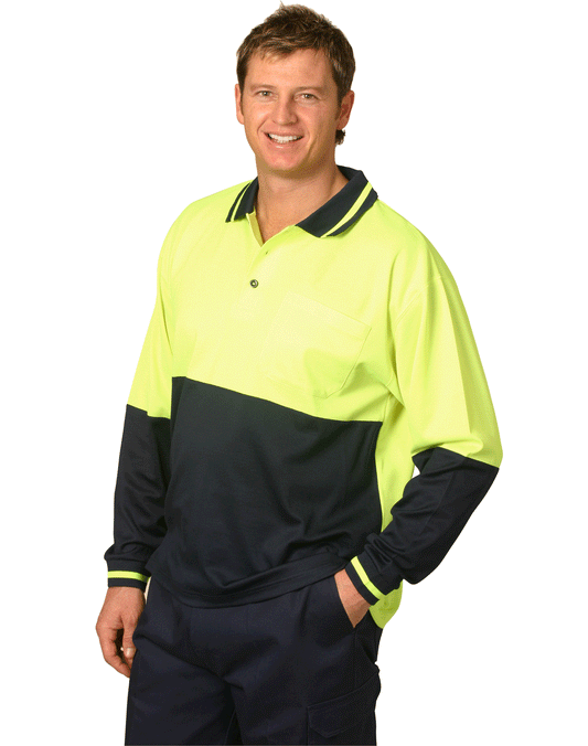 Winning Spirit TrueDry Long Sleeve Safety Polo (SW11)