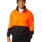 Winning Spirit Men's Hi-Vis Long Fleece Sweat with Collar (SW13A)