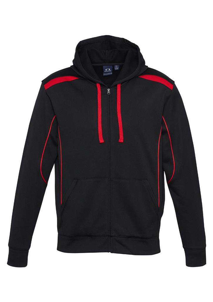 Biz Collection-Biz Collection Mens United Hoodie-Black/Red / S-Uniform Wholesalers - 2
