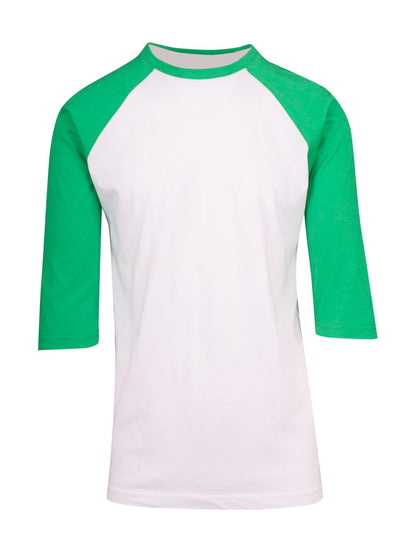 Ramo Men's 3/4 Sleeve Raglan Tees (T343RG)