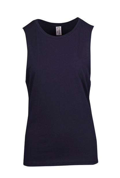 Ramo Ladies 180gsm 100% Combed Cotton Sleeveless Tee (T405LD)