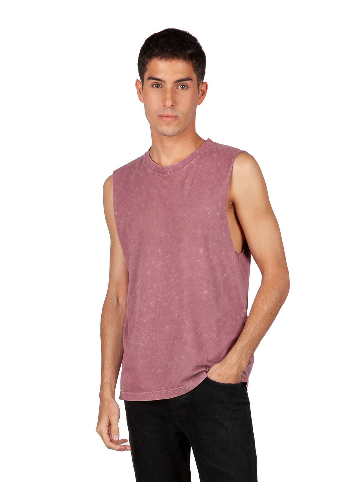 Ramo Mens Stone Wash Tanks (T406MS)