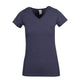 Ramo Ladies Marl V-neck T-shirt  (T903LD)