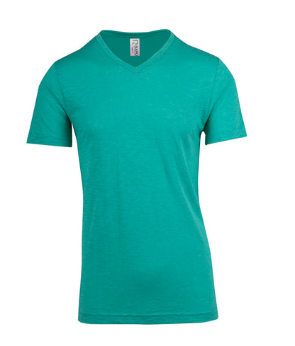 Ramo Mens Raw Cotton Wave V Neck Tee (T918TV)