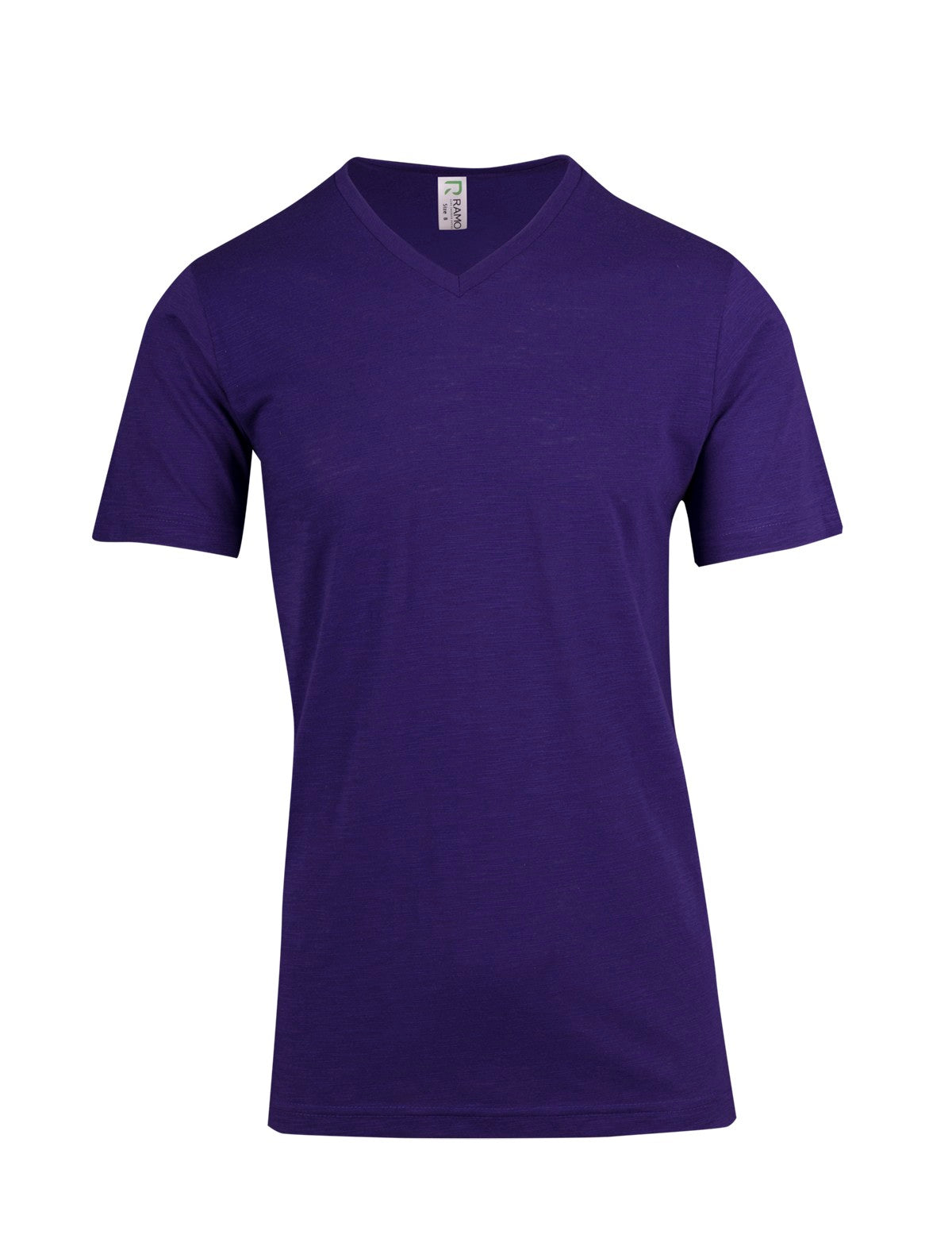 Ramo Mens Raw Cotton Wave V Neck Tee (T918TV)