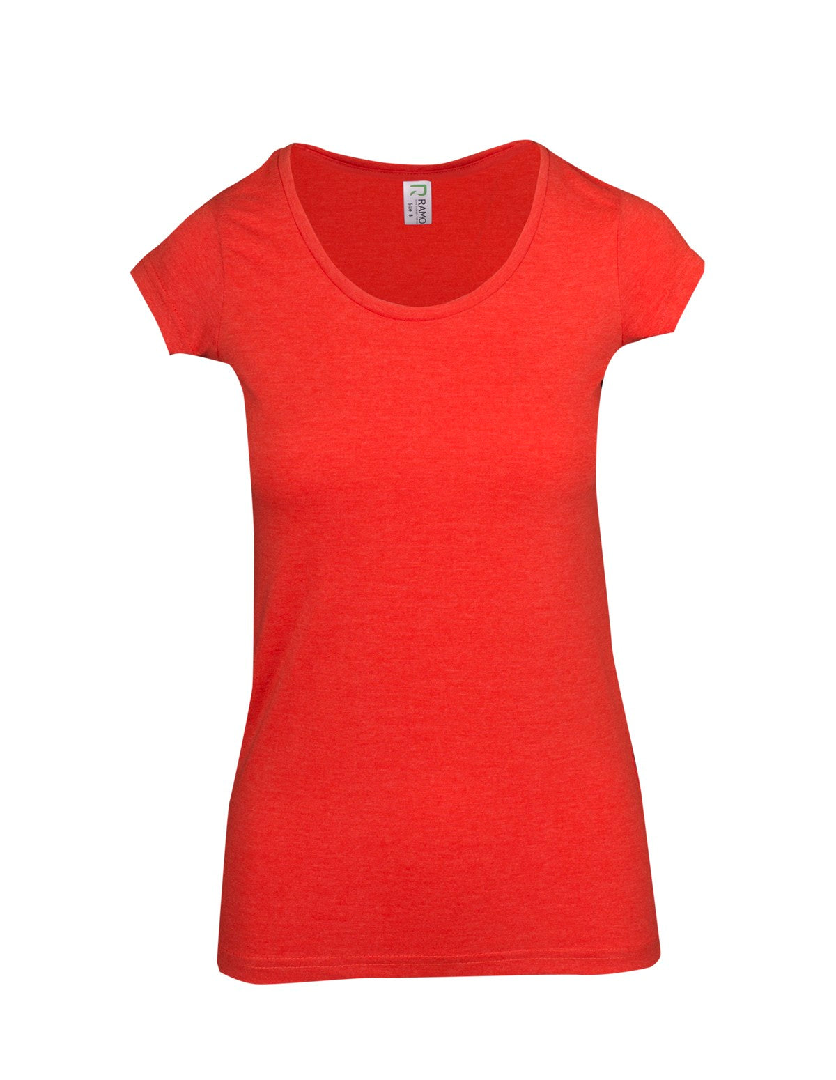 Ramo Ladies Marl Scoop Neck T-shirt (T938LD)