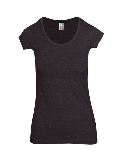 Ramo Ladies Marl Scoop Neck T-shirt (T938LD)