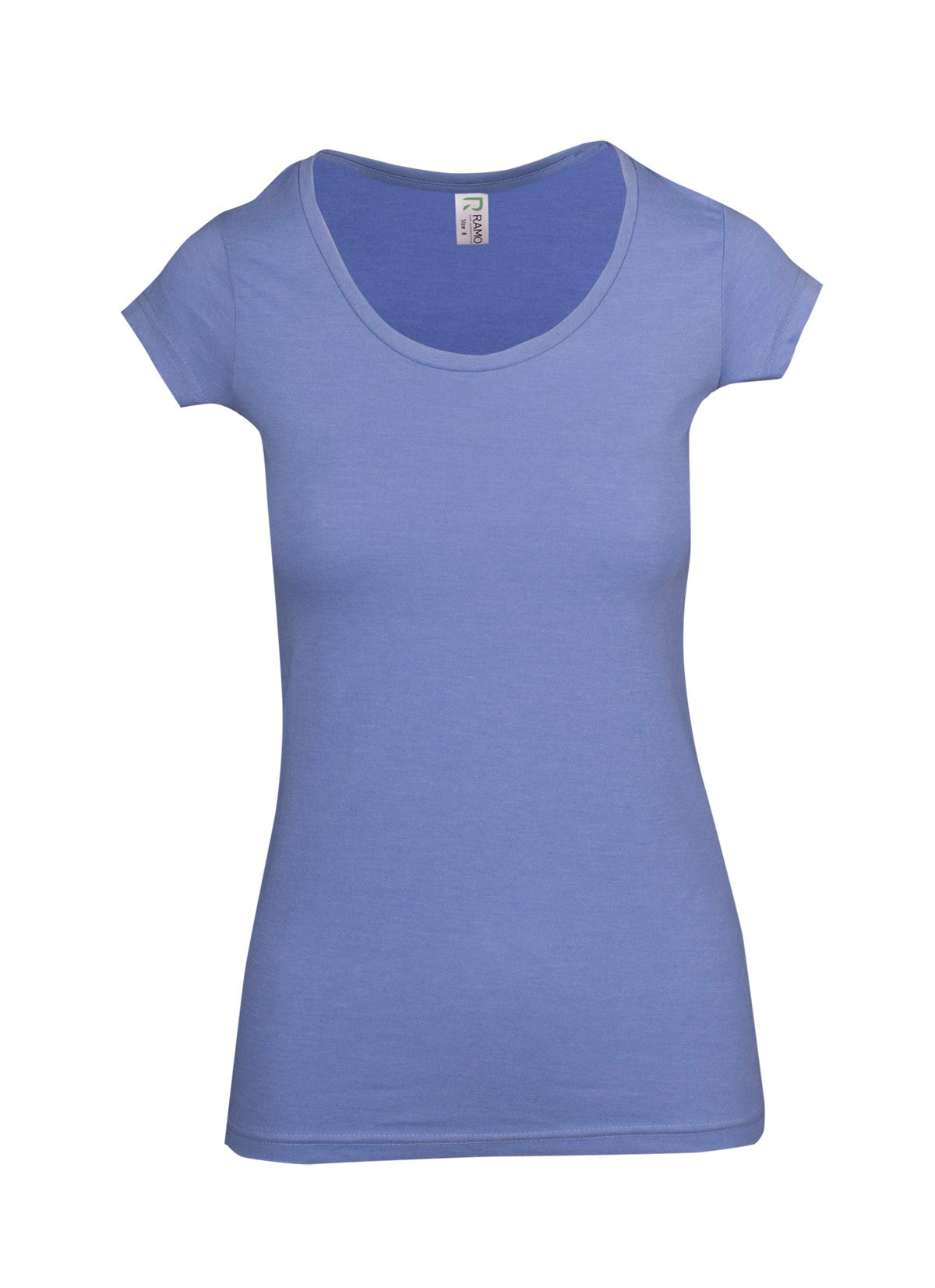 Ramo Ladies Marl Scoop Neck T-shirt (T938LD)