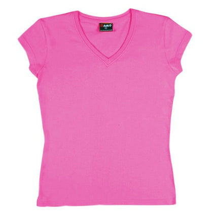 Ramo-Ramo Ladies V Neck-Tulip / 8-Uniform Wholesalers - 12