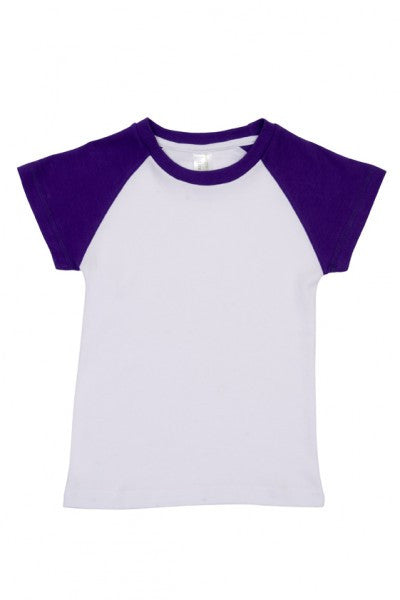 Ramo-Ramo Babies Raglan-White/Grape / 0-Uniform Wholesalers - 6