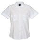 Ramo-Ramo Ladies Military Short Sleeve Shirt-White / 8-Uniform Wholesalers - 11