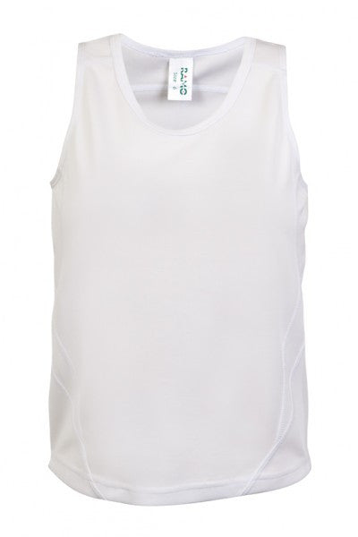 Ramo-Ramo Kids Accelerator Cool-Dry Singlet	(new)-White/White / 6-Uniform Wholesalers - 13