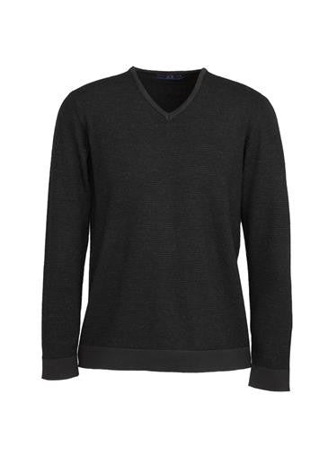 Biz Collection-Biz Collection Mens Origin Merino Pullover-Black / XS-Uniform Wholesalers - 2