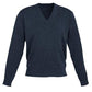 Biz Collection-Biz Collection Mens Woolmix L/S Pullover-Navy / XS-Uniform Wholesalers - 2
