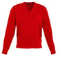 Biz Collection-Biz Collection Mens Woolmix L/S Pullover-Red / XS-Uniform Wholesalers - 5