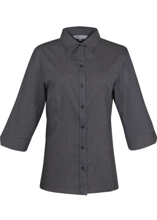 Aussie Pacific Lady Henley 3/4 Sleeve Shirt (2900T)