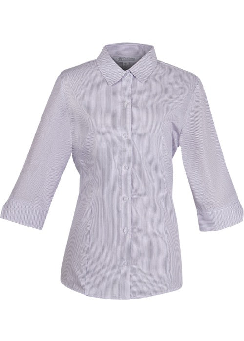 Aussie Pacific Lady Henley 3/4 Sleeve Shirt (2900T)