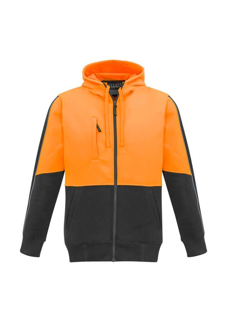 Hi vis full zip hoodie hotsell