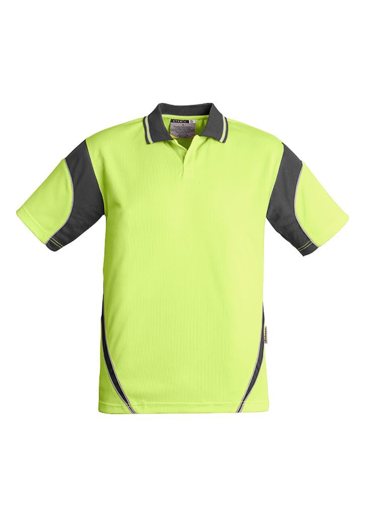 Syzmik Mens Hi Vis Aztec Polo - Short Sleeve (ZH248)
