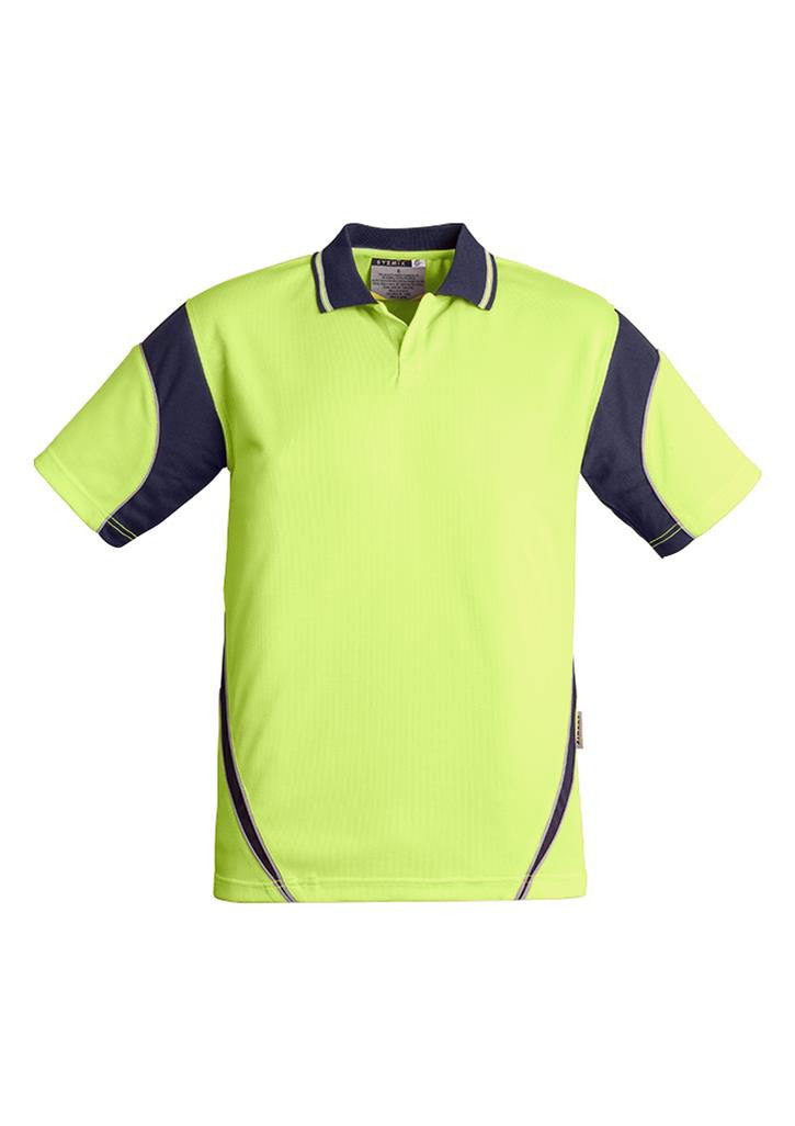 Syzmik Mens Hi Vis Aztec Polo - Short Sleeve (ZH248)