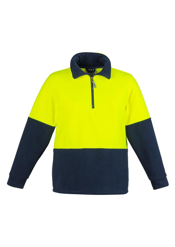 Syzmik-Syzmik Unisex Day Only Fleece Jumper-Yellow/Navy / XXS-Uniform Wholesalers - 3