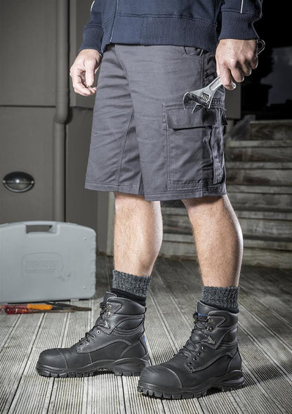 Syzmik Mens  Midweight Drill Cargo Short (ZW012)