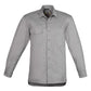 Syzmik-Syzmik Light Weight Tradie Gents  Shirt - Long Sleeve-Grey / S-Uniform Wholesalers - 4