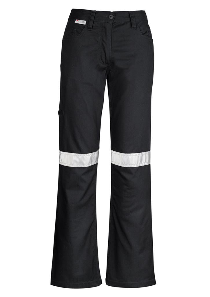 Syzmik-Syzmik Womens Taped Utility Pant-Black / 8-Uniform Wholesalers - 2